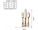 Knife and Fork Vinyl Decals Kitchen Wall Art Sticker
